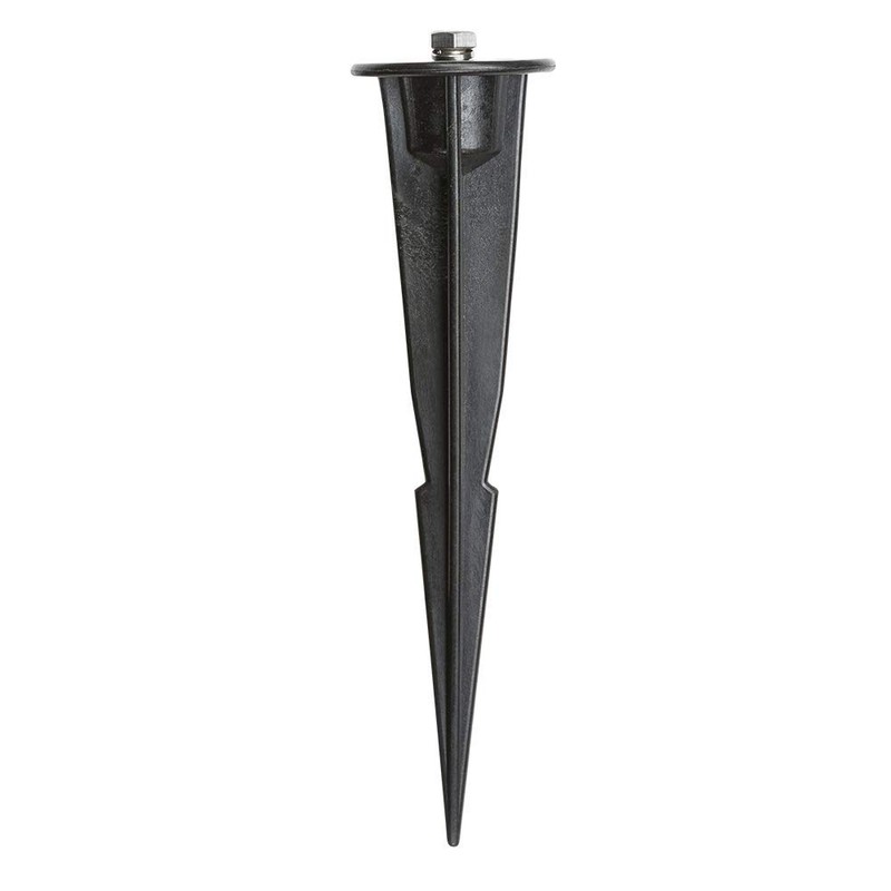 Knightsbridge Garden GU10 Spike Light, Aluminium, Black