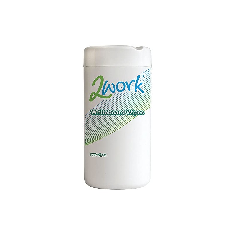2Work Whiteboard Cleaning Wipes [Pack of 100]