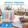 Acrylic Gel Pens, 1.0mm Fine Point Gel Paint Pens for