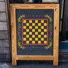 FINGERINSPIRE Modern Checkerboard Template 11.8x11.8inch Painting Chess Checkers Lined Gameboard