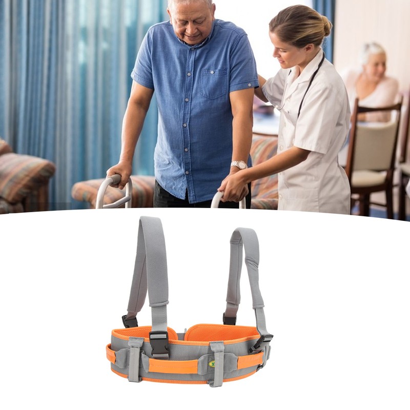 Elderly Transfer Gait Belt Buckle Closure Thickened Strap Safety Gait