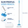 Skirting Board Cleaner Mop with Extendable Handle & Pads