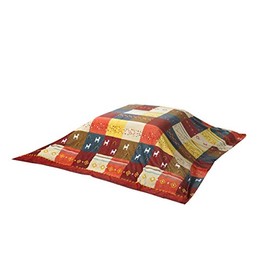 Ikehiko #5189279 Kotatsu Futon Cover, Rectangle, Cynthia, Approx. 82.7 x 98.4 inches (210 x 250 cm), Red, Top Cover, Gabbe, Nordic