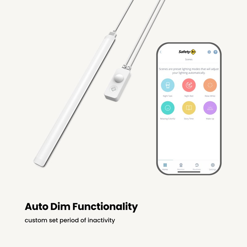 Safety 1st Connected Under Crib Smart Light — Motion Activated