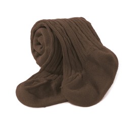 Century Star - Medias para bebé para niñas y niñas, calcetines de punto sólido, de algodón suave, leggings cálidos, pantalones para recién nacidos, Café, 4-6 Años