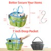 F-color Mesh Shower Caddy Portable, Upgrade Deeper 7 Pockets Shower
