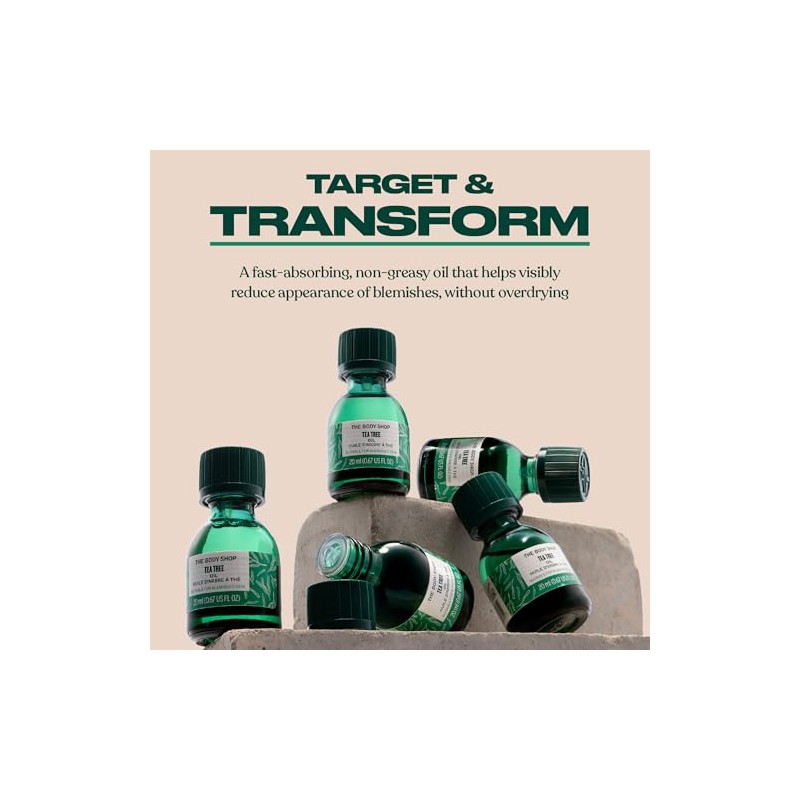 The Body Shop Tea Tree Oil, 0.33 Fl Oz (Vegan)