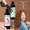 Shampoo Matizador Rojo + Tratamiento Con Keratina Alfamar