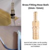 Hilitand Pipe Fittings, Brass Fitting Hose Barb, Tail Reducer Hose