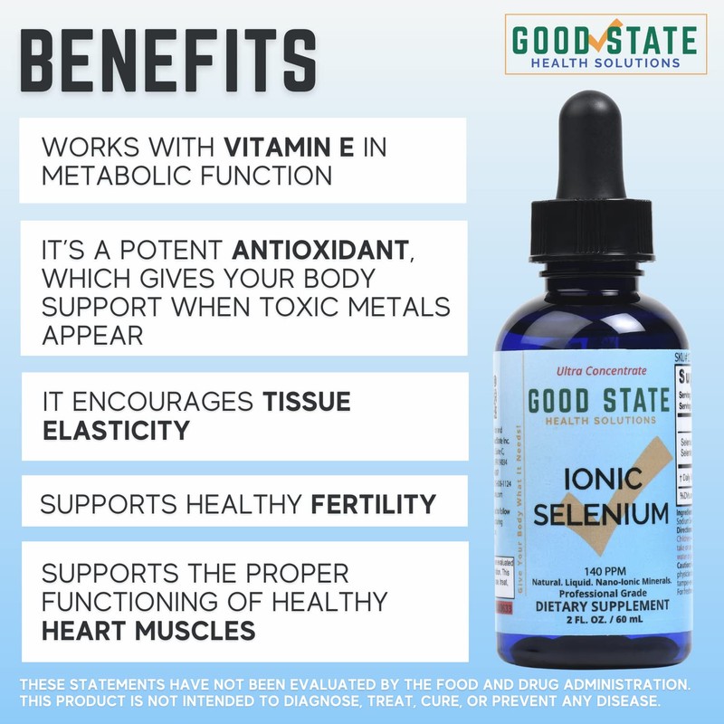 Good State Liquid Ionic Minerals - Selenium Ultra Concentrate -
