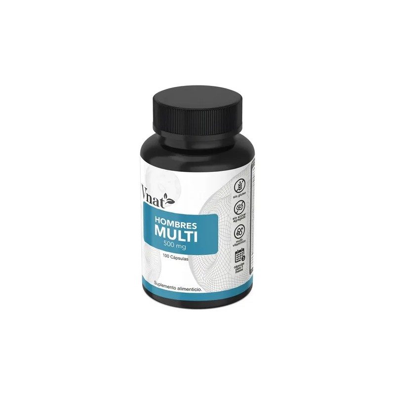 Multivitamínico para Hombre Vnat con Creatina y BCAA, 100 Cápsulas