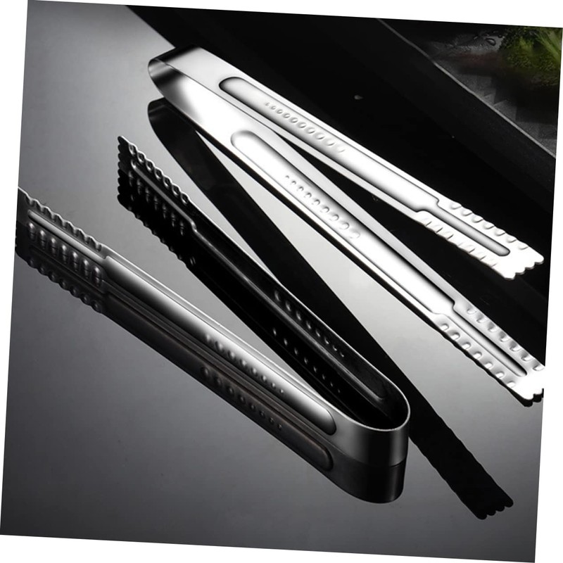 Ipetboom Stainless Steel Steak Tongs with Ergonomic Handle Practical Food
