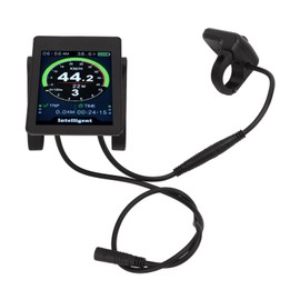 GOTOTOP 860C Electric Bicycle Full Colour LCD Display for Bafang Series Mid Drive Motor Kit 3.5 Inch IPS IP65 Waterproof Connector