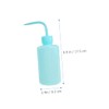 CIYODO Elegant Curved Nozzle 250ml Plastic Squeeze Bottle for Eyelash