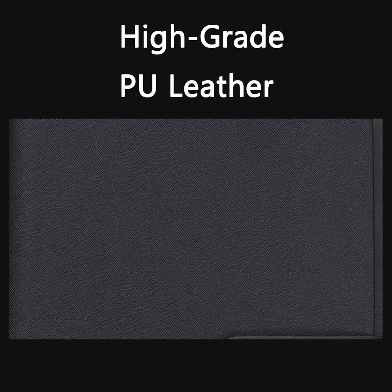 6 Hole Ring Binder Black PU Leather A5 Notebook Personal