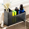KOOSREEL Kitchen Sink Caddy Organiser, Sponge Holders with Removable Drain