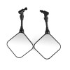 TWOM Black Dual Sport Motorcycle Side Mirrors For Suzuki DR200