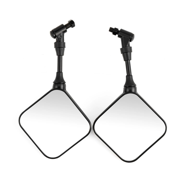 TWOM Black Dual Sport Motorcycle Side Mirrors For Suzuki DR200