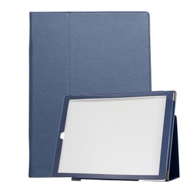 [MIWA CASES] For QUADERNO A4 Gen.3C FMVDP43CA4 Gen.2 FMVDP41 Case Cover Leather Notebook Stand FMV-DPP03 DPT-RP1 Compatible Item (Navy)