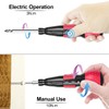 3.6V Cordless Electric Screwdriver, 1pc Magnetic Dual-Head Rust-Proof Electroplated Pearl