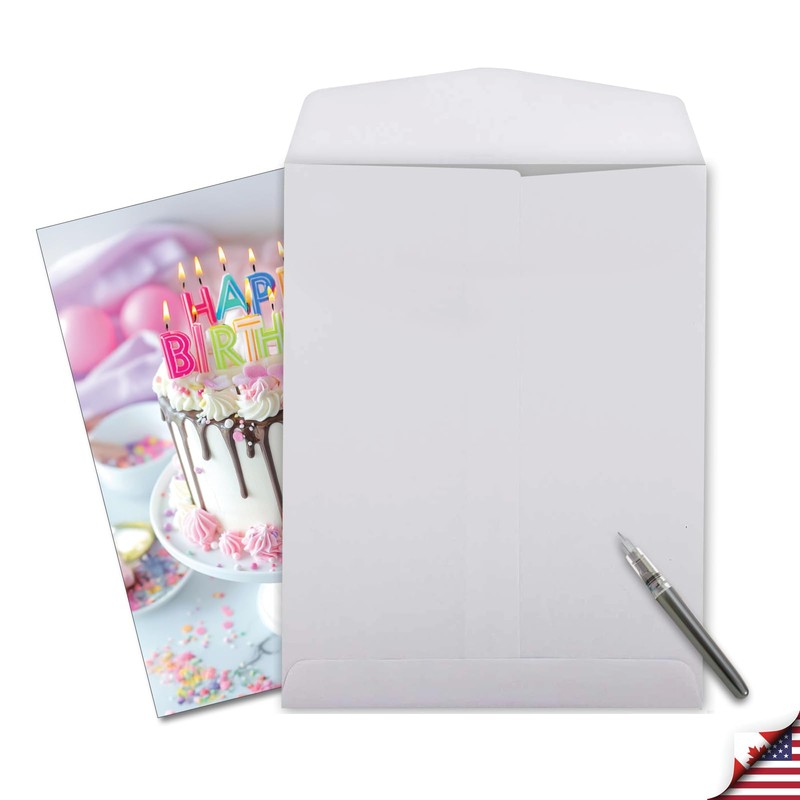 NobleWorks Jumbo Birthday Greeting Card 8.5 x 11 Inch with