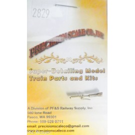 Precision Scale HO #2829 Whistle (Handle down) Brass Casting (1:87th Scale)