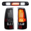 Bomusou LED Tail Light + 3rd Brake Light Kit Fit