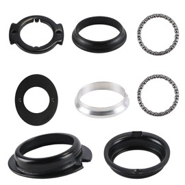 Gorise M365 Pro Bearing Replacement Kit - 8-Piece Steel Scooter Headset Bearing Shells with Ball Bearings, Fork Repair Accessories for M365/Pro/Pro2