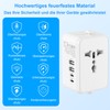 Travel Adapter Worldwide, Universal Travel Plug with 2 USB A