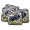 4 Set - Beautiful Herdwick Sheep Coaster - Farm Wool