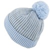 Kids Knit Daily Pom Beanie Hat with Thick Fleece Lining