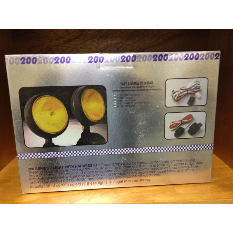 SUPER ROAD BOY 6" Halogen Yellow Off Road PIAA Type