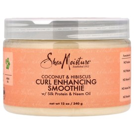 Shea Moisture Curl Enhancing Smoothie Coconut and Hibiscus 340g (12oz) SMT-29022, 340g, 1 piece / 시어모이스처 컬 인핸싱 스무디 코코넛 and 히비스커스 340g(12oz) SMT-29022, 340g, 1개