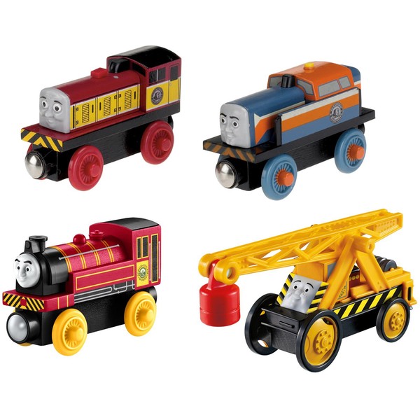 Thomas & Friends Wooden Railway, Steamies Vs. Diesels 4-Pack