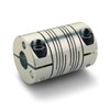 Ruland FCMR16-6-6-A Clamping Beam Coupling, Polished Aluminum, Metric, 6mm Bore