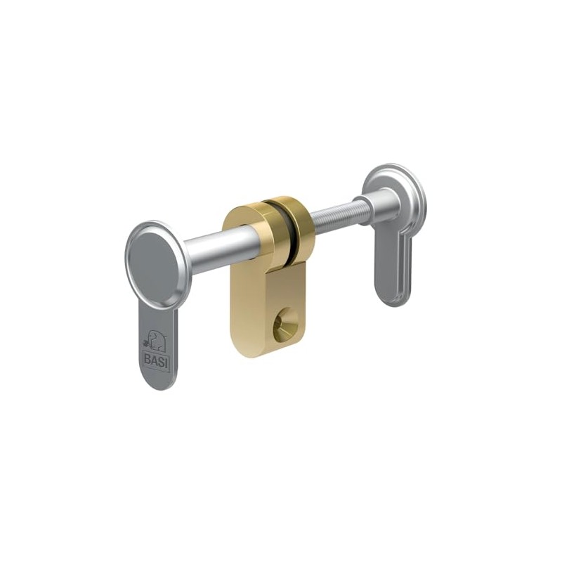 BASI Universal Adjustable Blind Cylinder Colour Silver Adjustable 45-95 mm