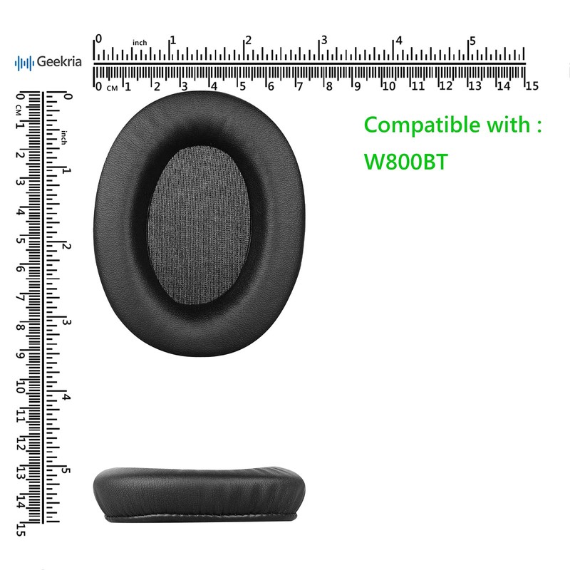 Geekria QuickFit Replacement Ear Pads for Edifier W800BT (CMIIT ID:2019DP1007)