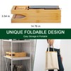 Bamboo Bathtub Caddy Tray Expandable for Luxury Bath, Bath Accessories