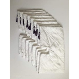 8 Replacement Standard Pads Compatible with Shark Euro Pro Pocket Steam Mop S3501 S3601 S3901