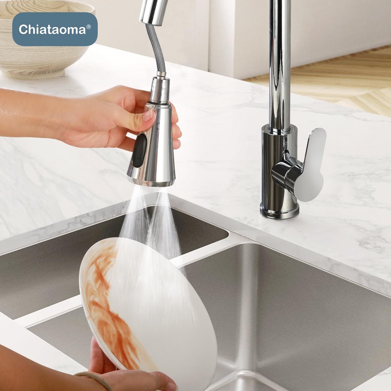 Pull Down Spray Head for Kitchen Faucet, Chiataoma Kitchen Spray