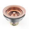 BOTEMY B9173 Kitchen Sink Drain Assembly 3-1/2 inch with Removable