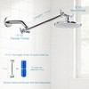 OFFO Shower Head Extension Arm, 11 in Shower Extension Arm