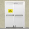 Sign Door Please Always Keep Closed Aluminium Composite Panel 3