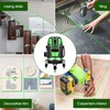 Laser Level 360 Self Leveling, Laser Level with Screen Green