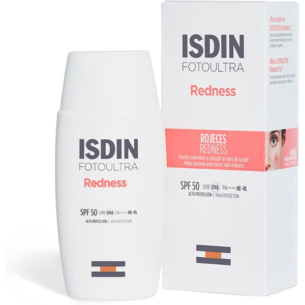 ISDIN FotoUltra Redness SPF 50 | Protector Solar Facial para