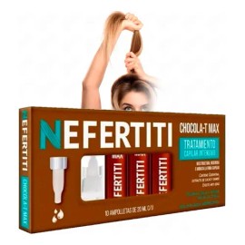 Ampolletas Para Cabello Teñido Maltratado Chocola-t Max Nefertiti 10pzas