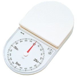 タニタ クッキングスケール キッチン はかり 料理 アナログ 1kg 5g単位 ホワイト 1445-WH