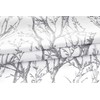 DriftAway Tree Branch Abstract Ink Printing Lined Thermal Insulated Window