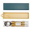Exzact Cutlery Set in a Case - Chopsticks Spoon Fork