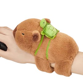 Matreeglam Animal Slap Bracelets, Plush Ring Slap Ruler Bracelet, Cute Animal Plush toys Slap Wristband, Soft Cartoon Doll Slap Wristbands for Boys and Girls Christmas Birthday Party Gifts (Style 1)